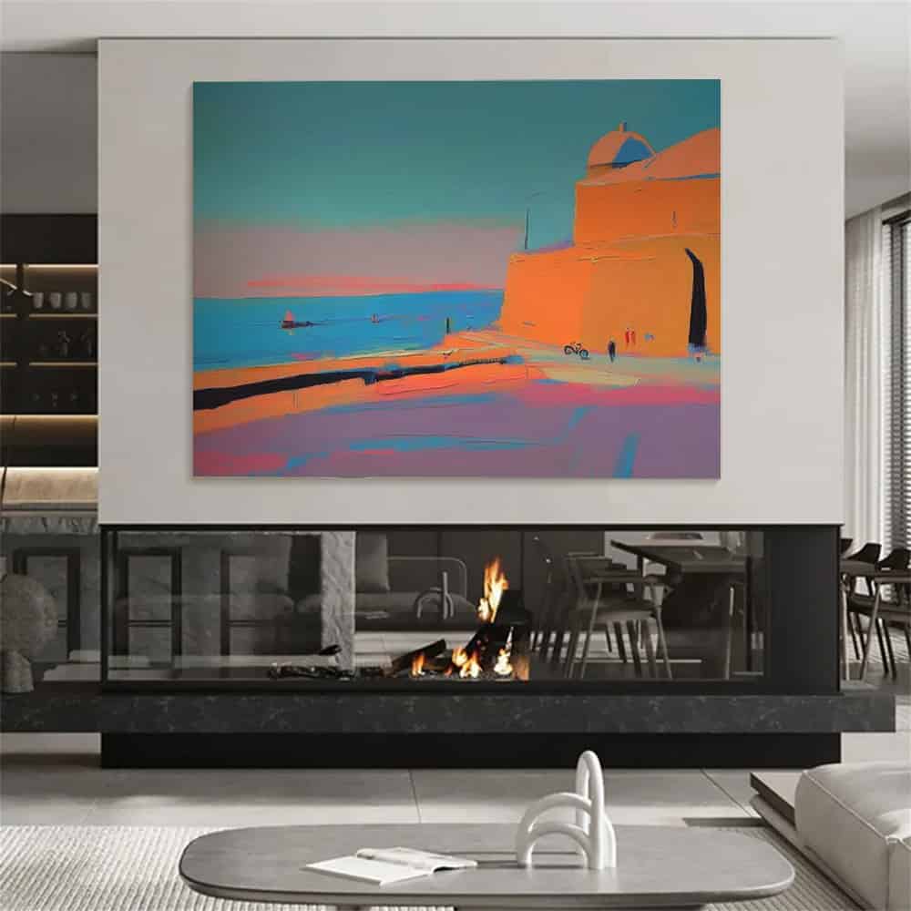 SUMMER BEACH ART "COASTAL GLOW"