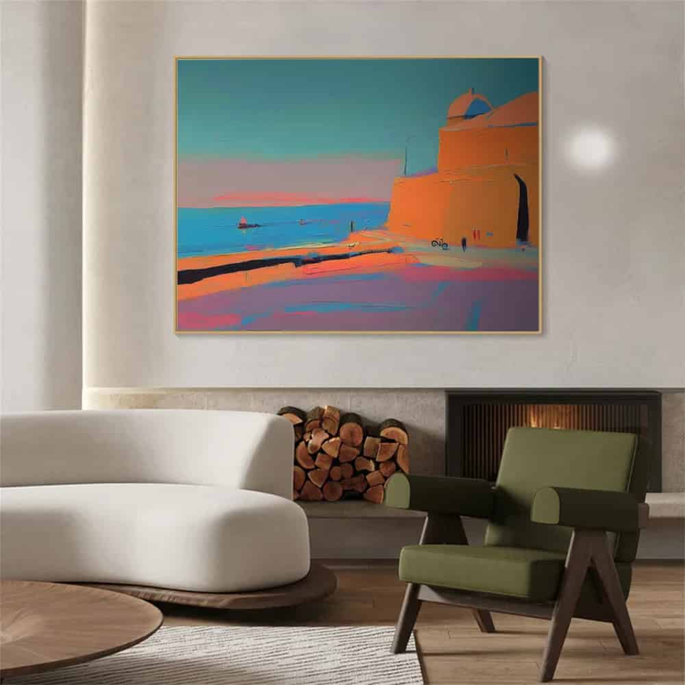 SUMMER BEACH ART "COASTAL GLOW"