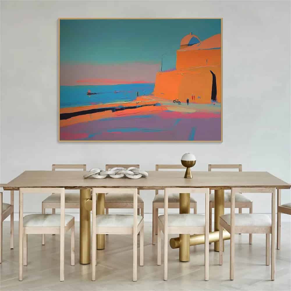 SUMMER BEACH ART "COASTAL GLOW"
