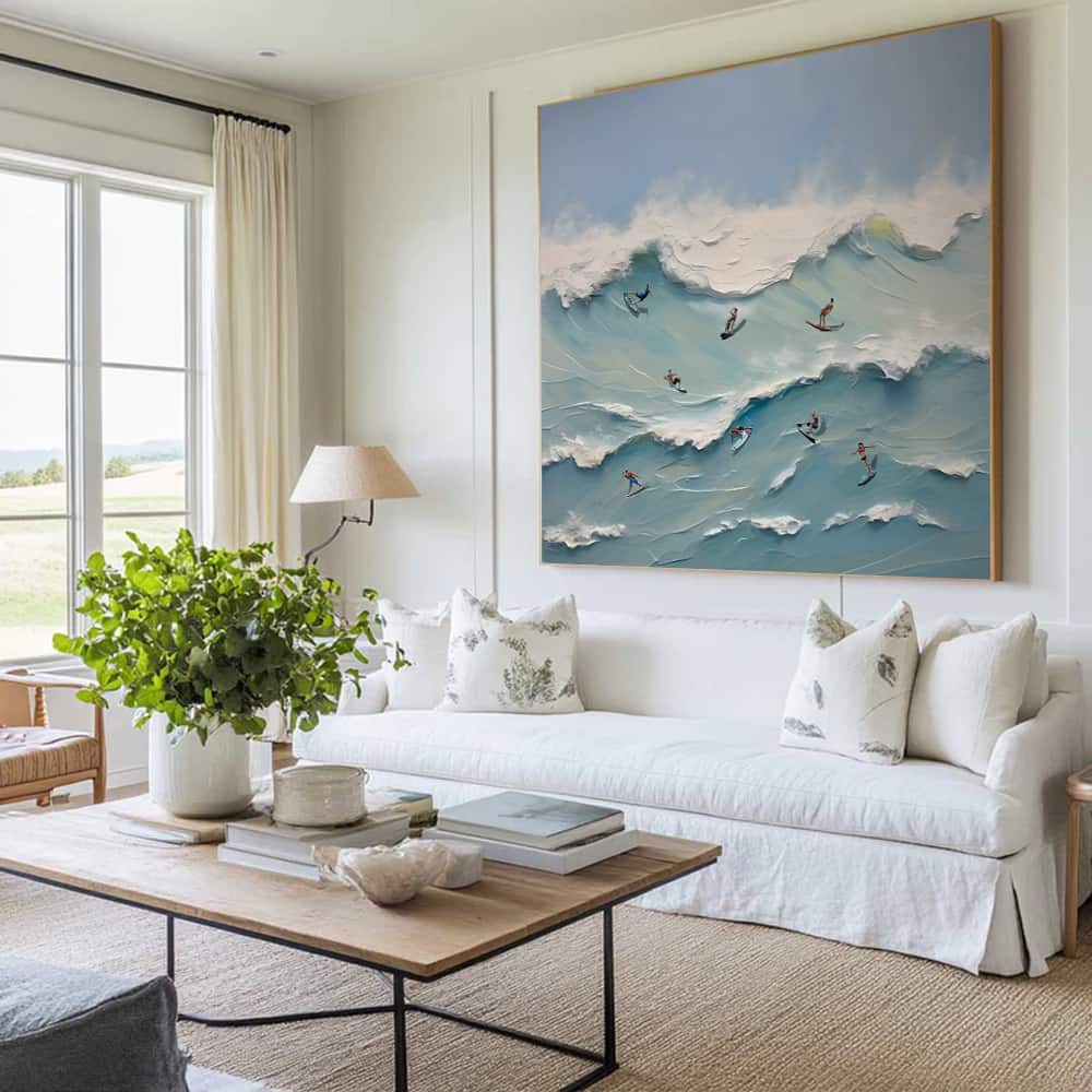 SUMMER BEACH ART "THE WAVE PARTY"