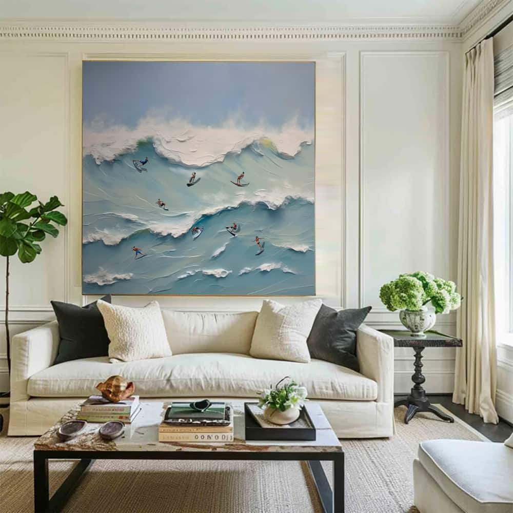 SUMMER BEACH ART "THE WAVE PARTY"