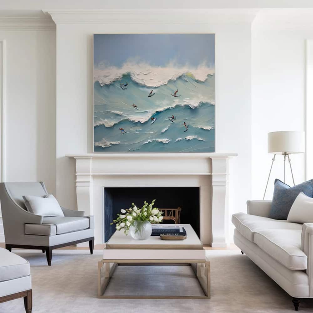 SUMMER BEACH ART "THE WAVE PARTY"