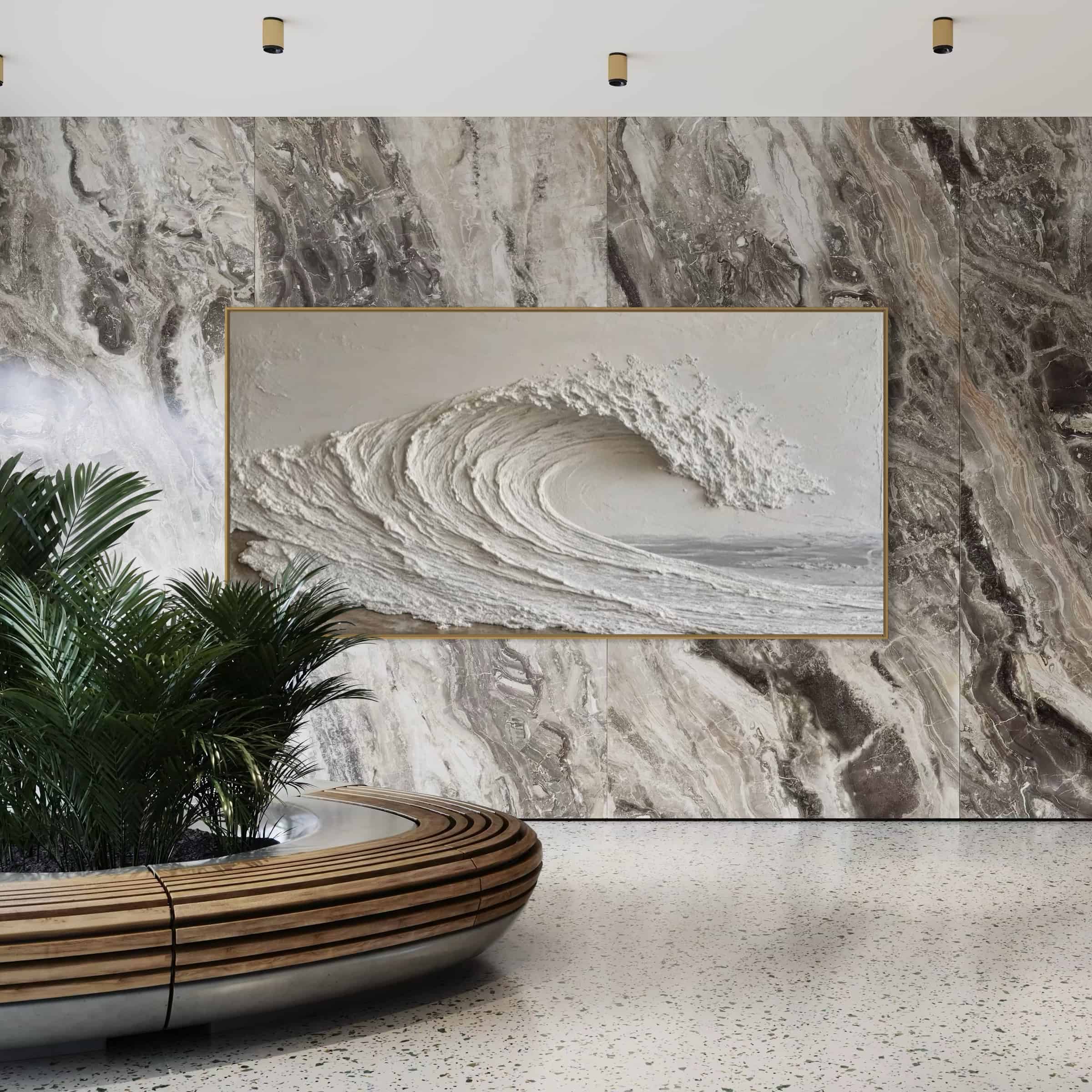 SEA & BEACH ART "FROZEN WAVE"