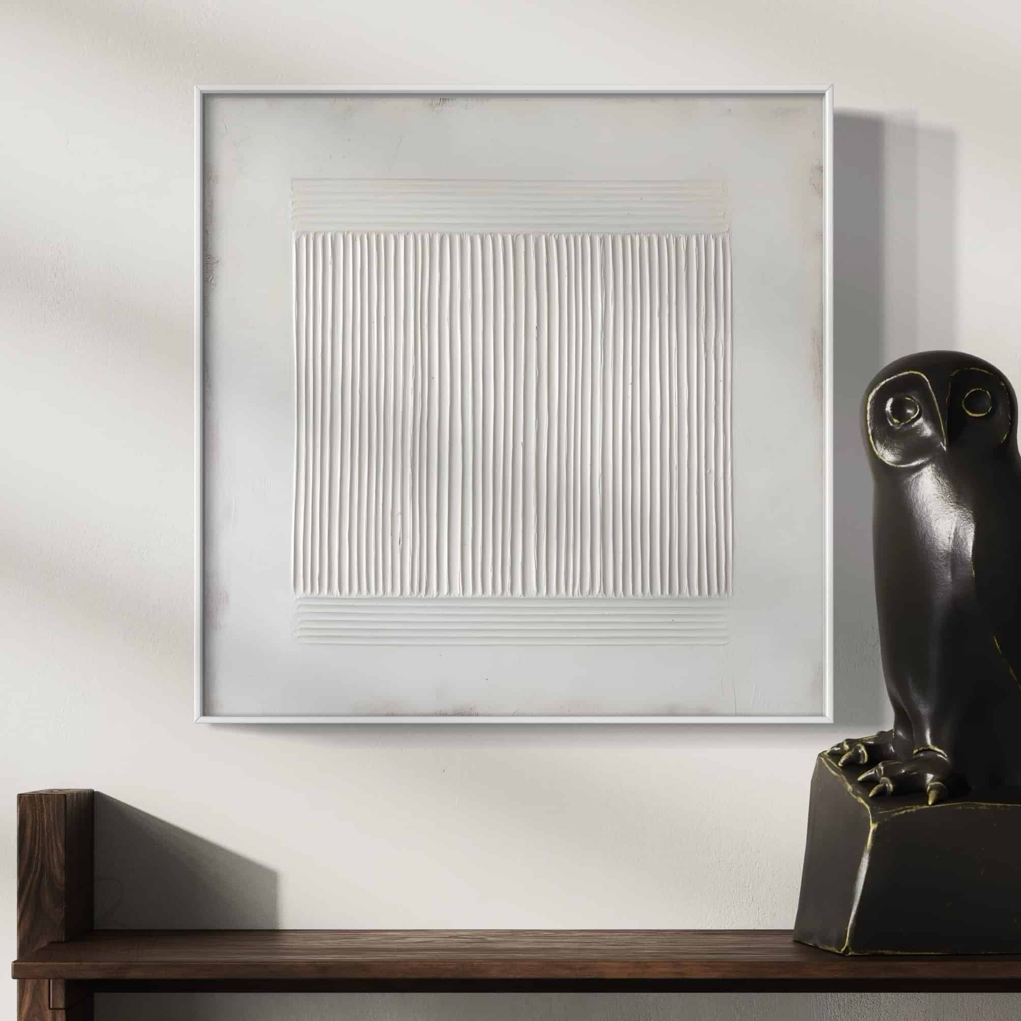 WABI SABI WALL ART "WHITE RHYTHM"