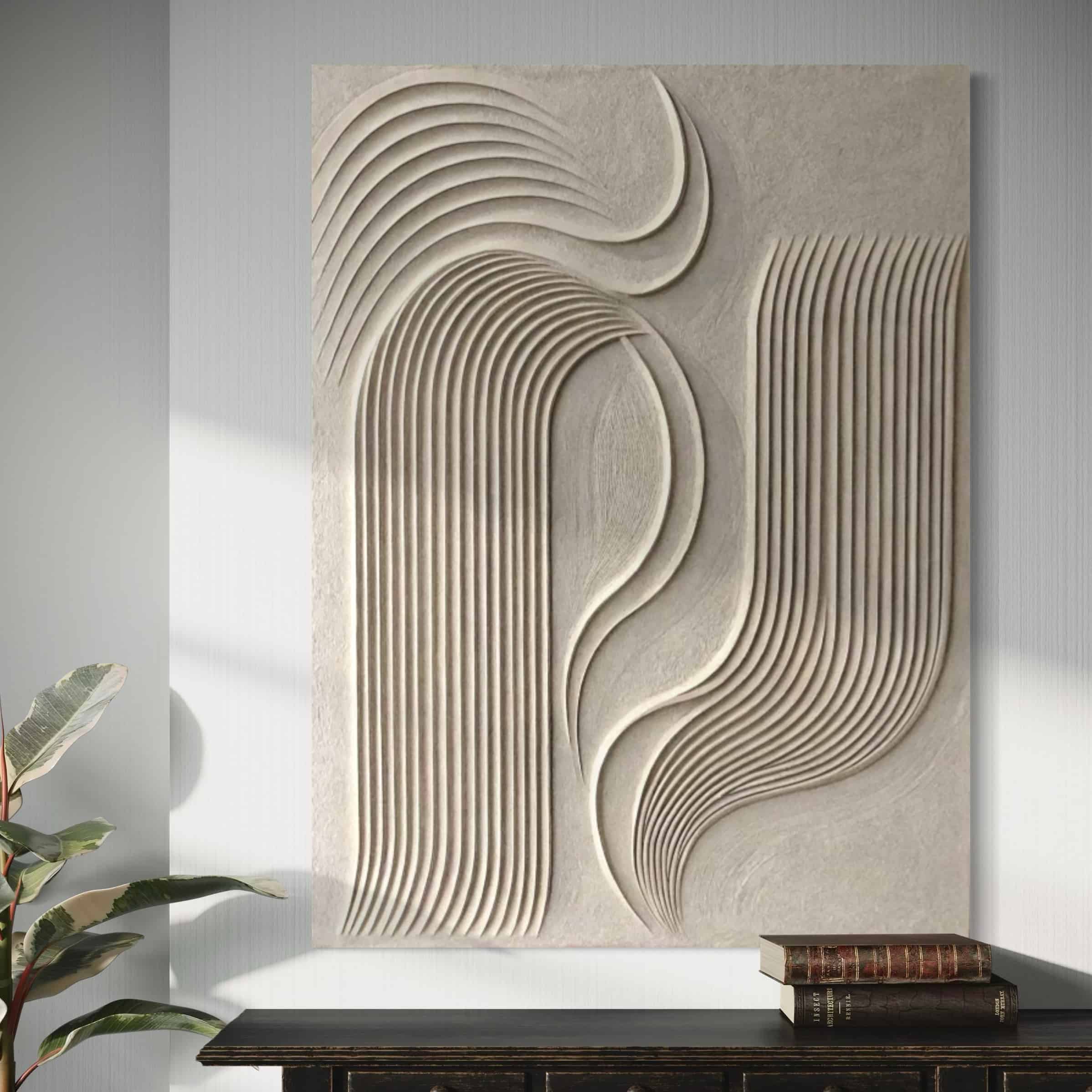 WABI SABI WALL ART "GENTLE CURRENTS"