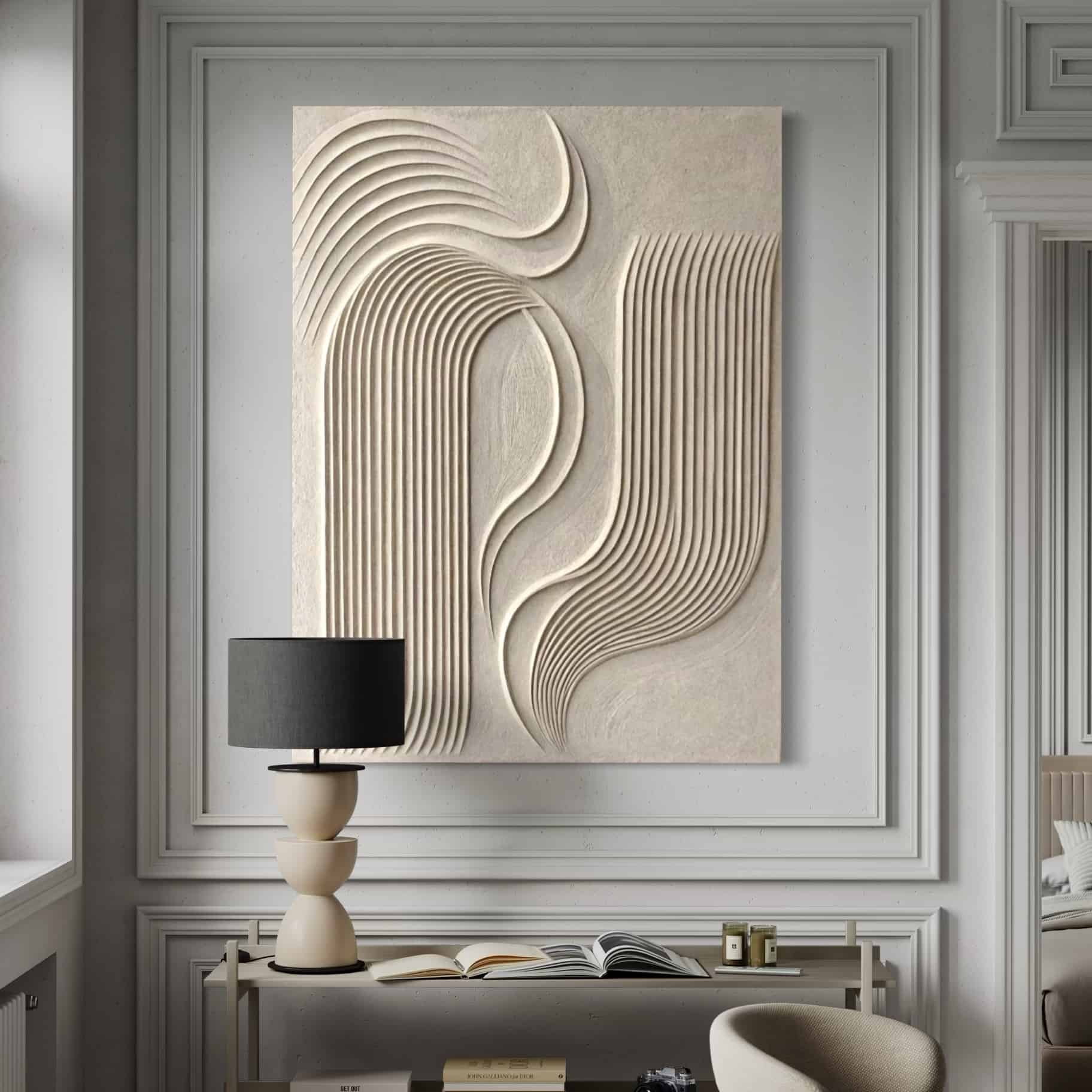 WABI SABI WALL ART "GENTLE CURRENTS"