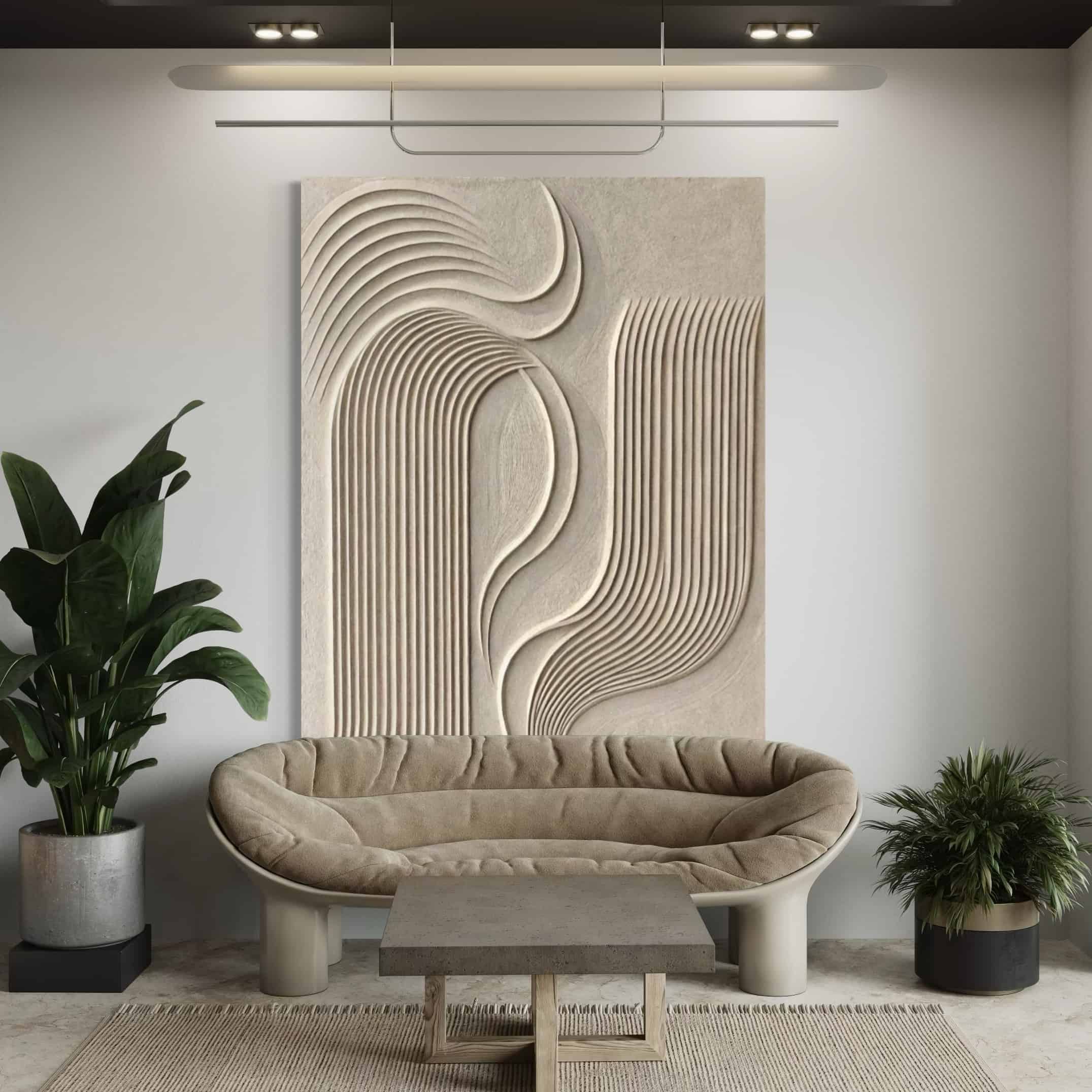 WABI SABI WALL ART "GENTLE CURRENTS"