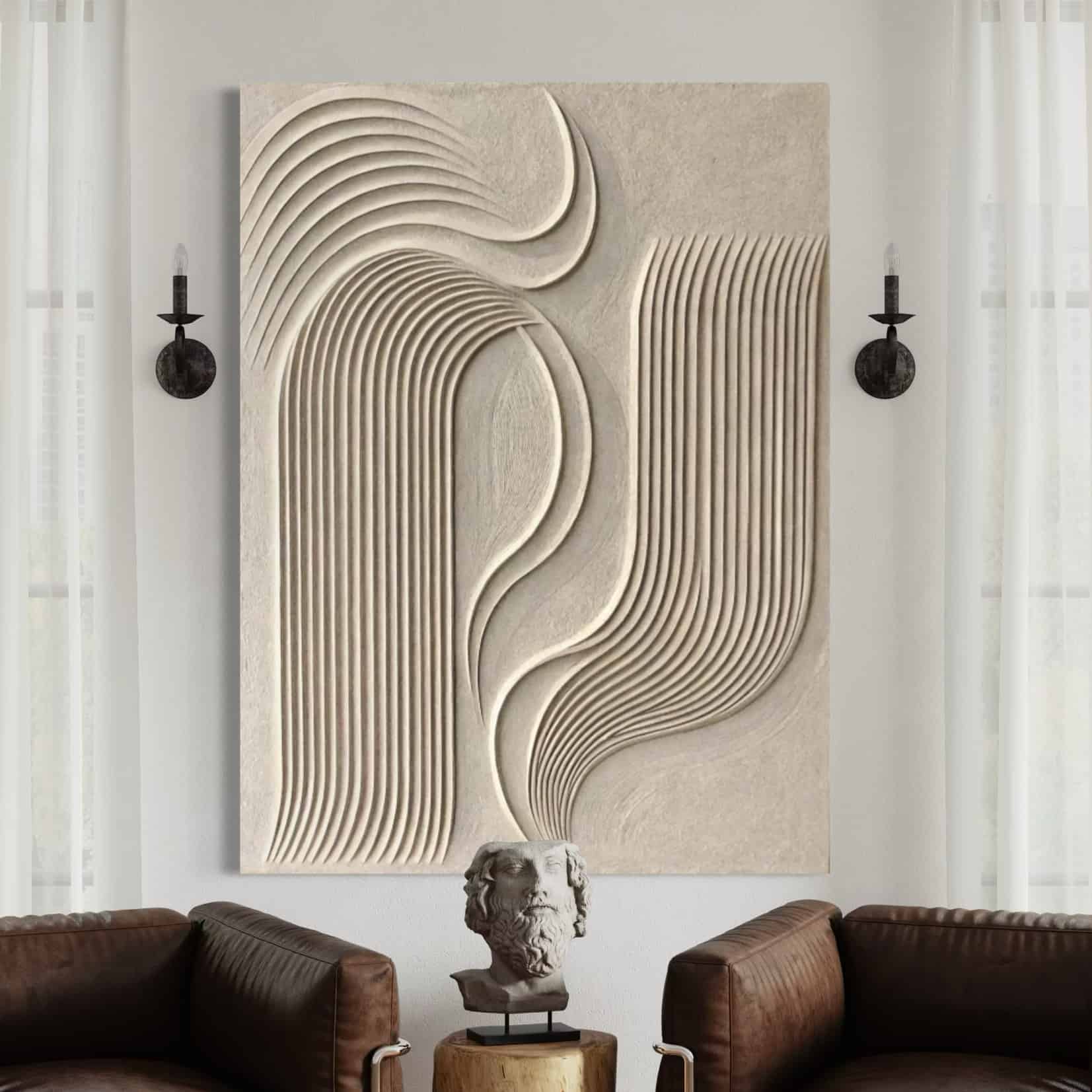 WABI SABI WALL ART "GENTLE CURRENTS"