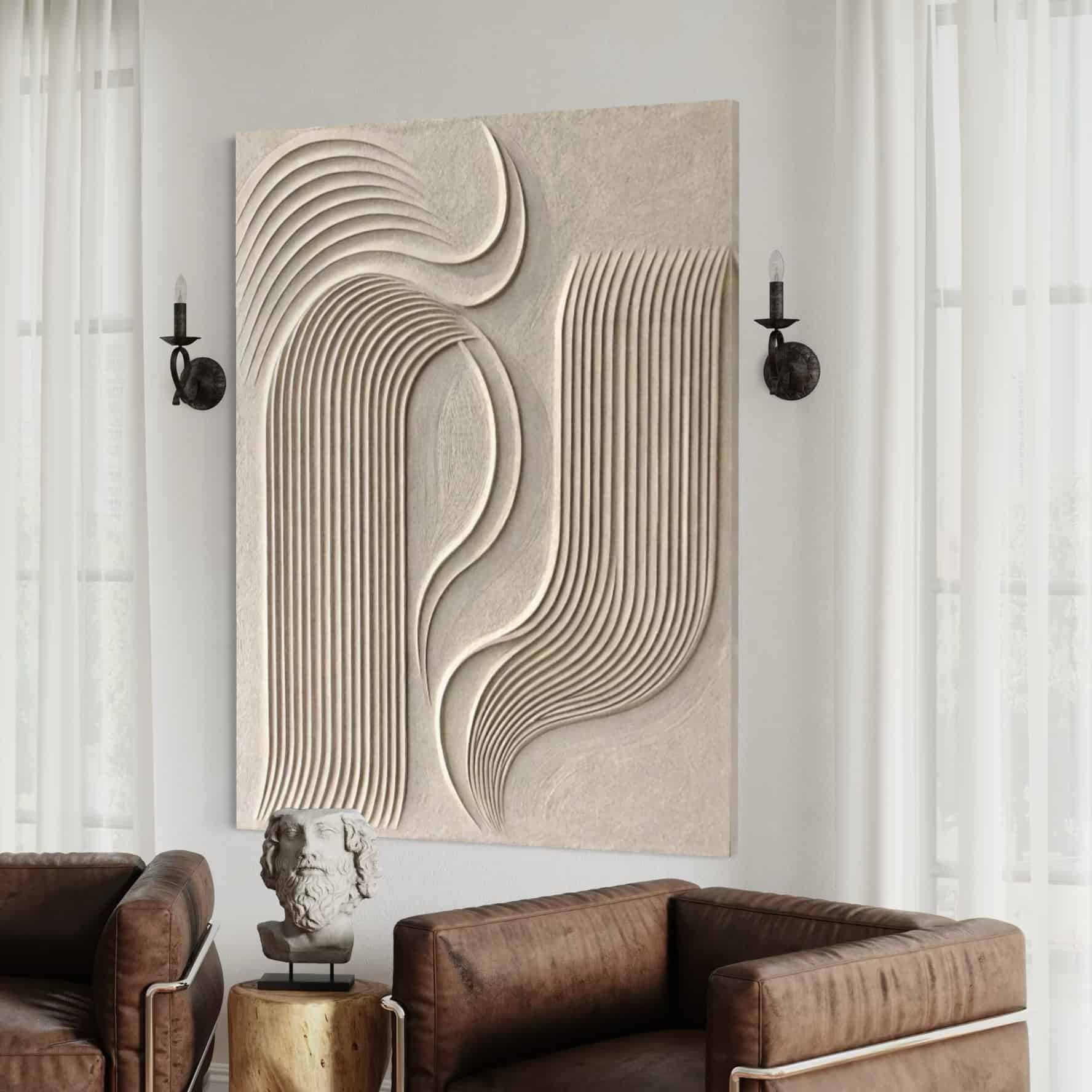 WABI SABI WALL ART "GENTLE CURRENTS"
