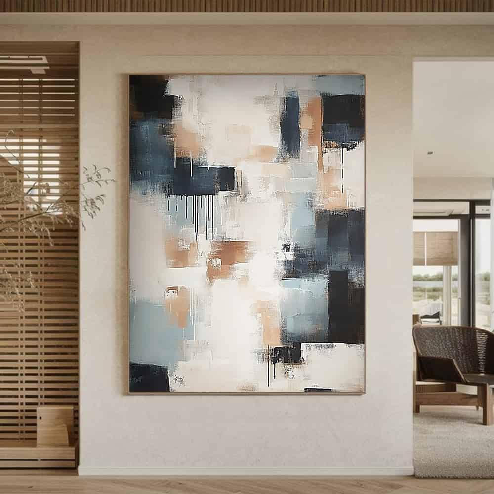 TRANSITIONAL ART "CONCRETE TEARS"
