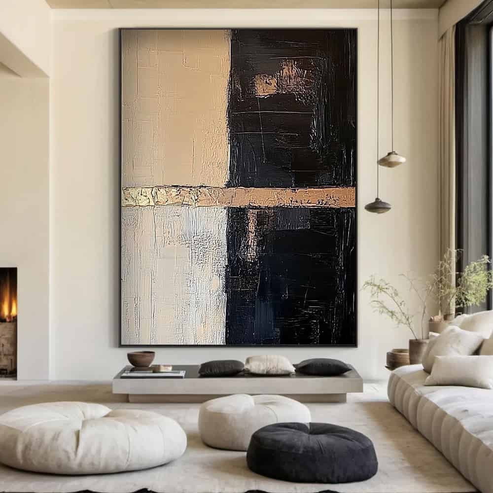 TRANSITIONAL ART "GILDED SEAM"