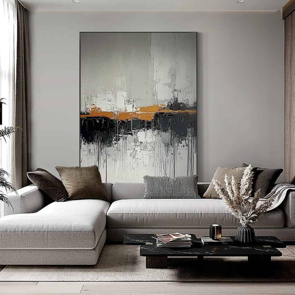 TRANSITIONAL ART "MOLTEN HORIZON"