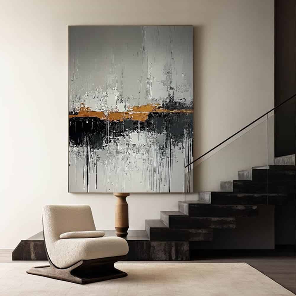 TRANSITIONAL ART "MOLTEN HORIZON"