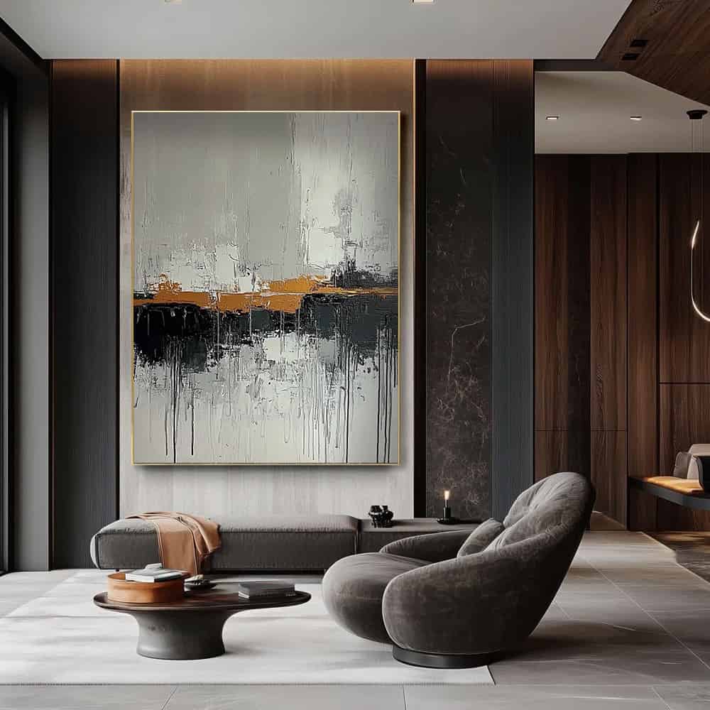 TRANSITIONAL ART "MOLTEN HORIZON"
