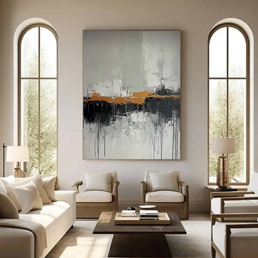 TRANSITIONAL ART "MOLTEN HORIZON"