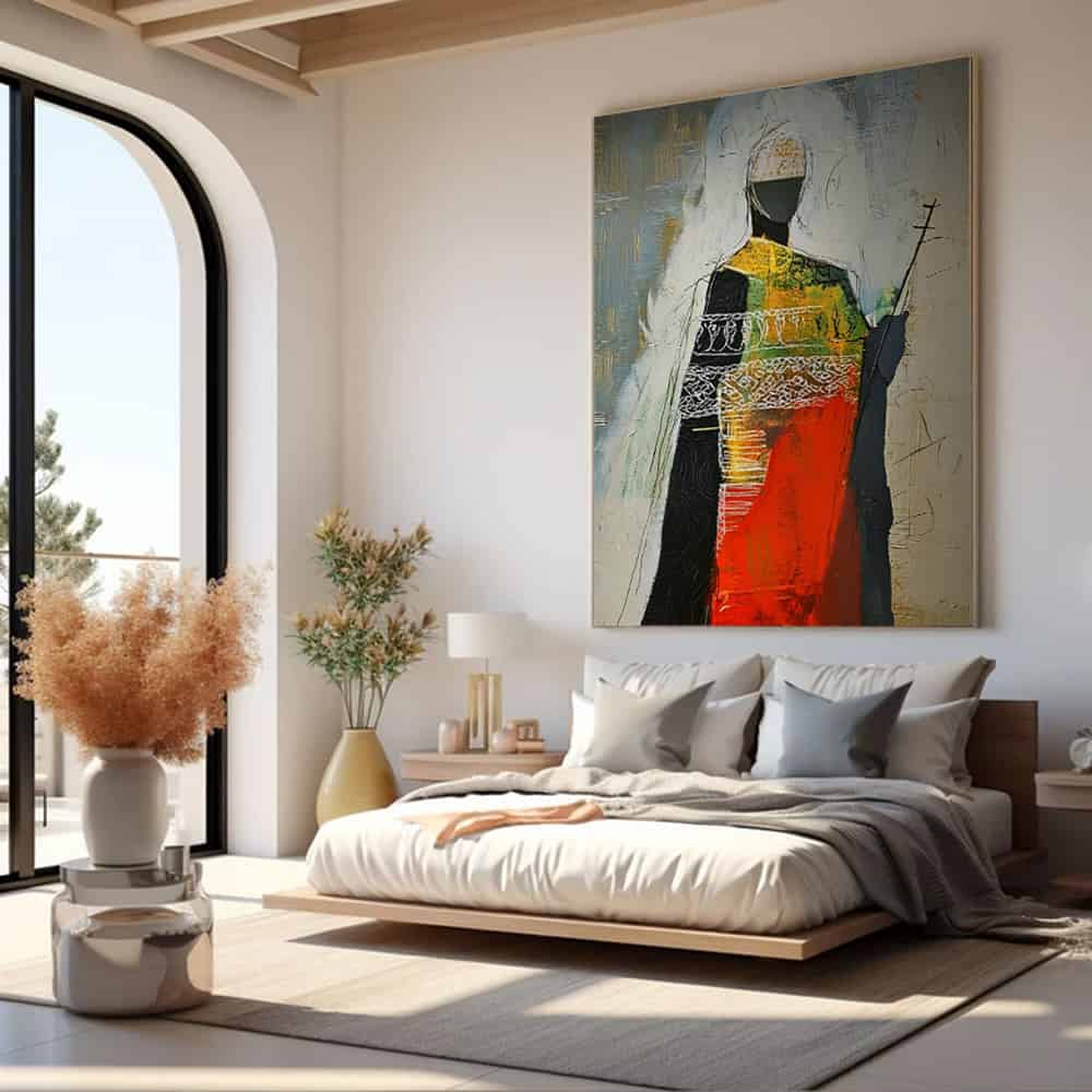 TRANSITIONAL ART "SACRED GUARDIAN"