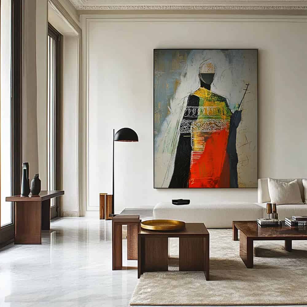 TRANSITIONAL ART "SACRED GUARDIAN"