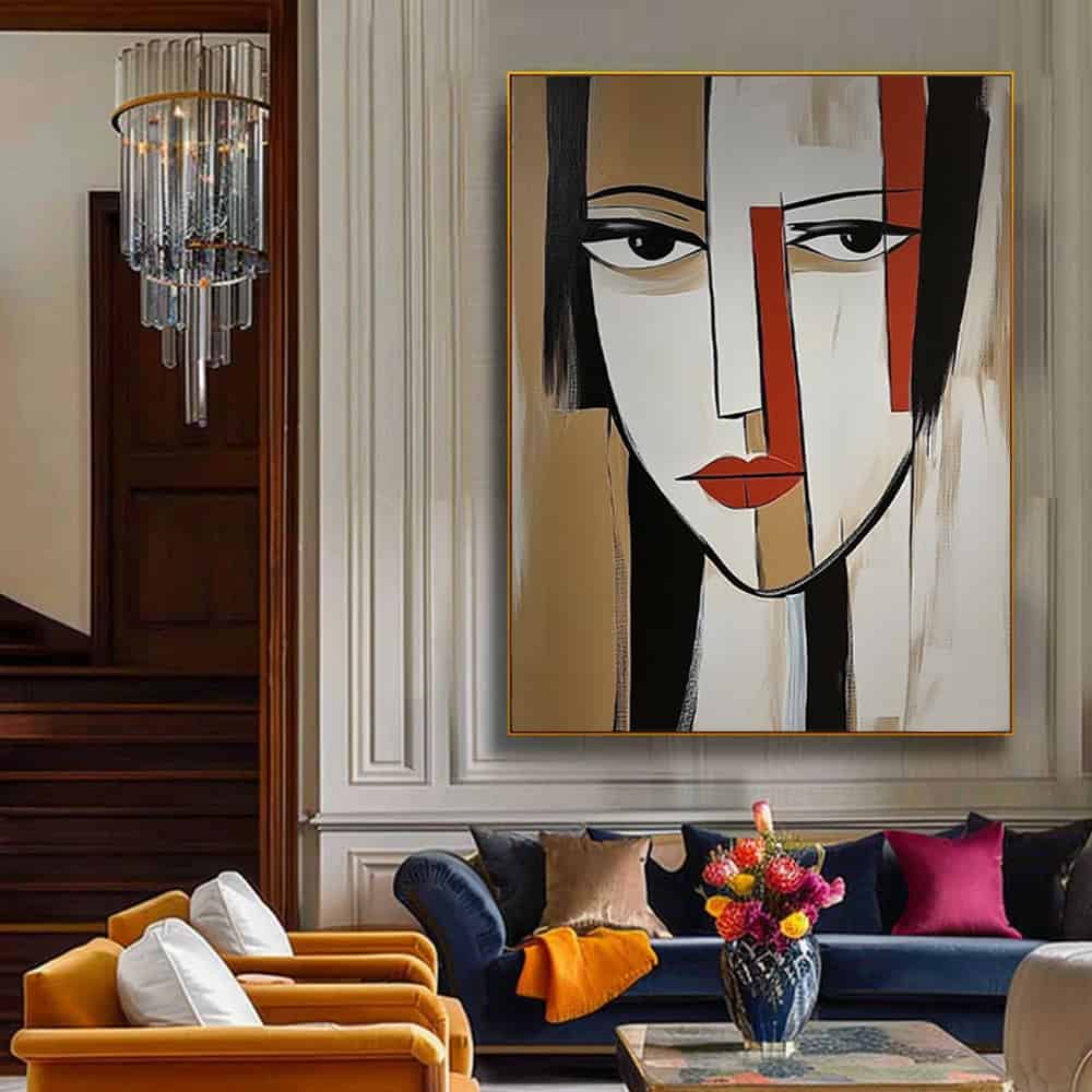 TRANSITIONAL ART "THE MODERN MASK"