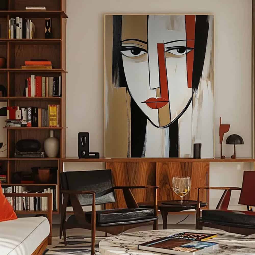 TRANSITIONAL ART "THE MODERN MASK"
