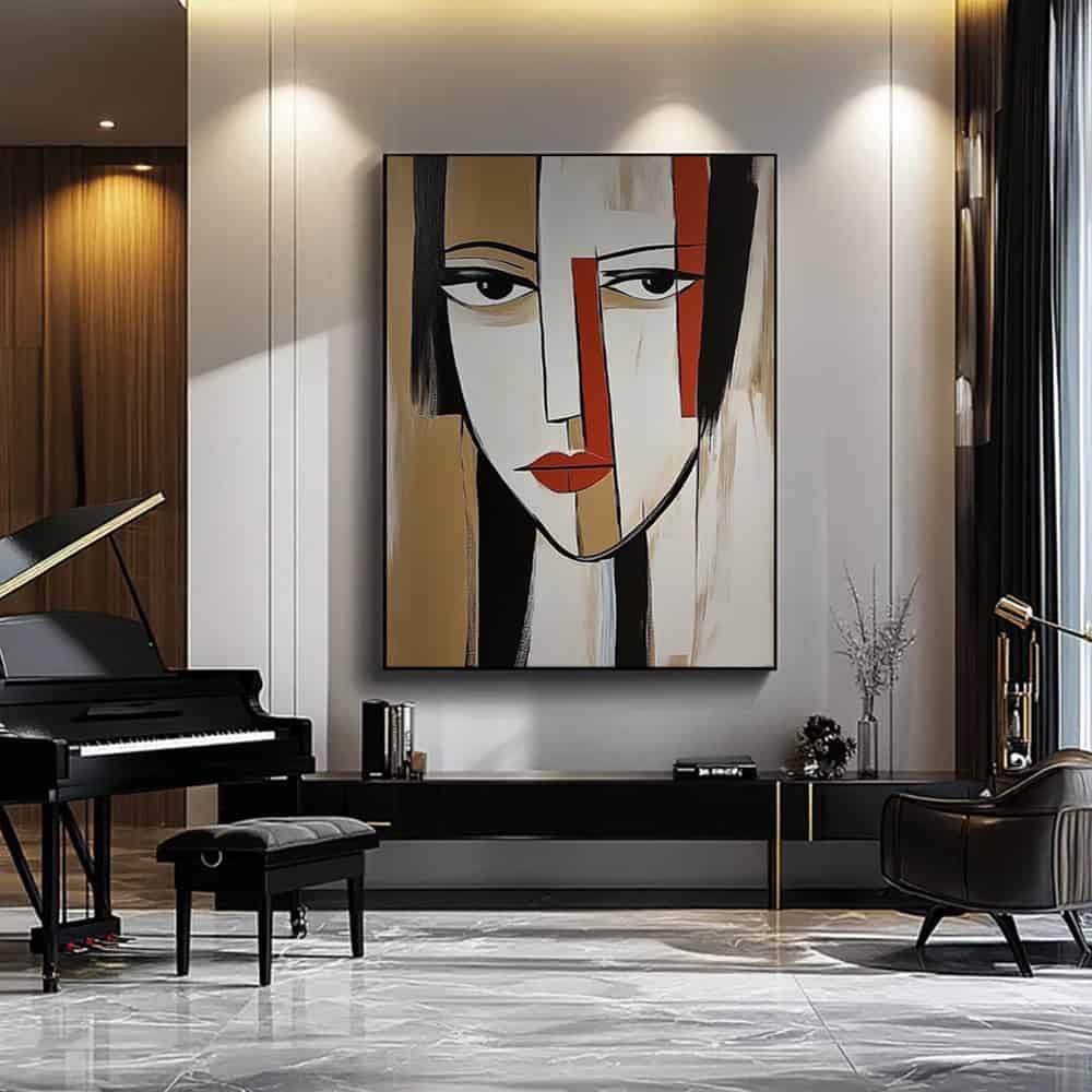 TRANSITIONAL ART "THE MODERN MASK"