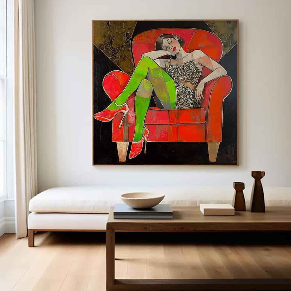 TRANSITIONAL ART "VELVET REVERIE"