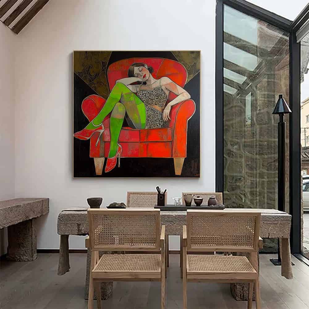 TRANSITIONAL ART "VELVET REVERIE"