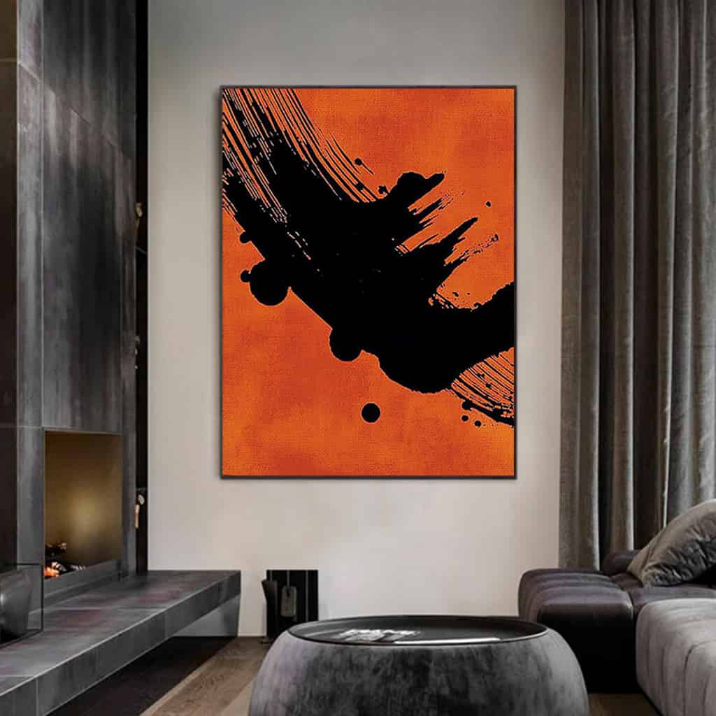 WABI SABI WALL ART "THE DECISIVE STROKE"