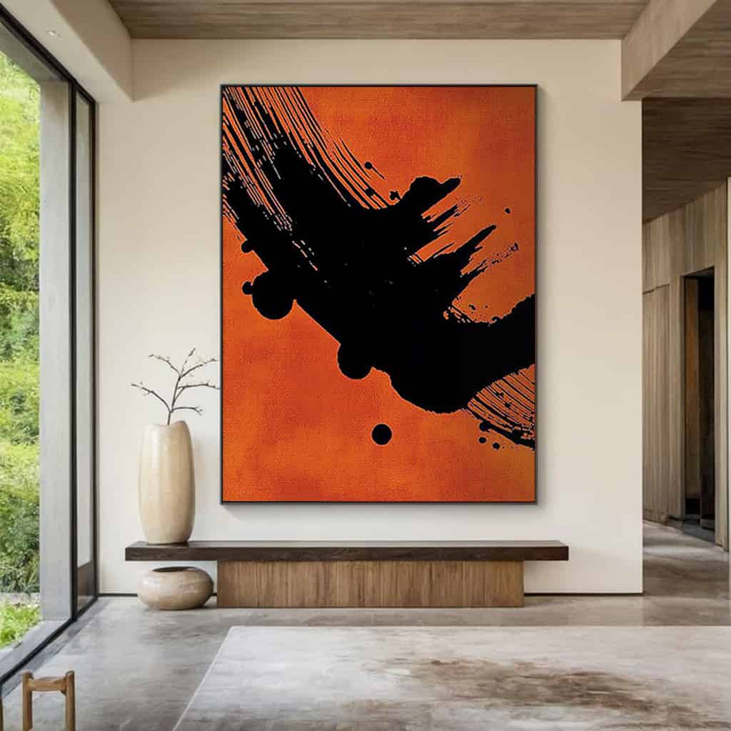 WABI SABI WALL ART "THE DECISIVE STROKE"