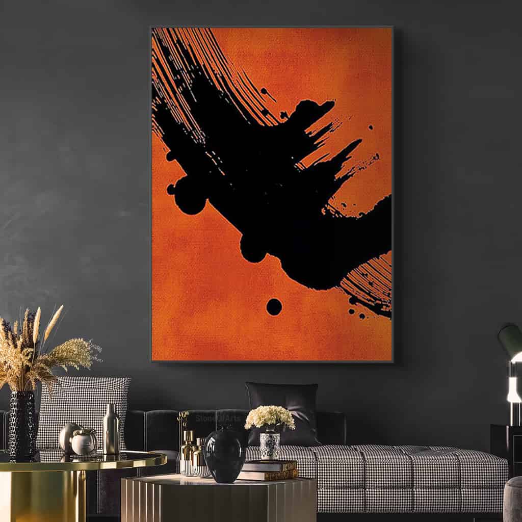 WABI SABI WALL ART "THE DECISIVE STROKE"