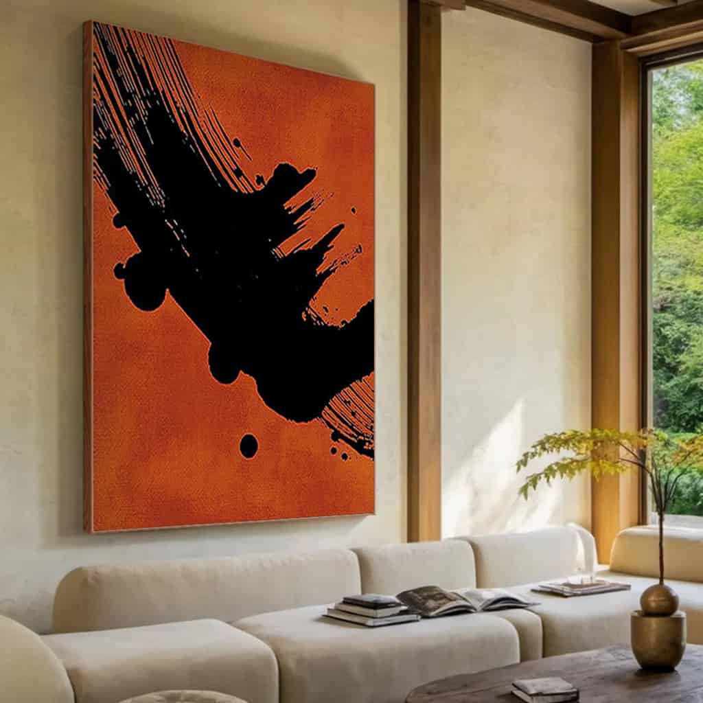 WABI SABI WALL ART "THE DECISIVE STROKE"