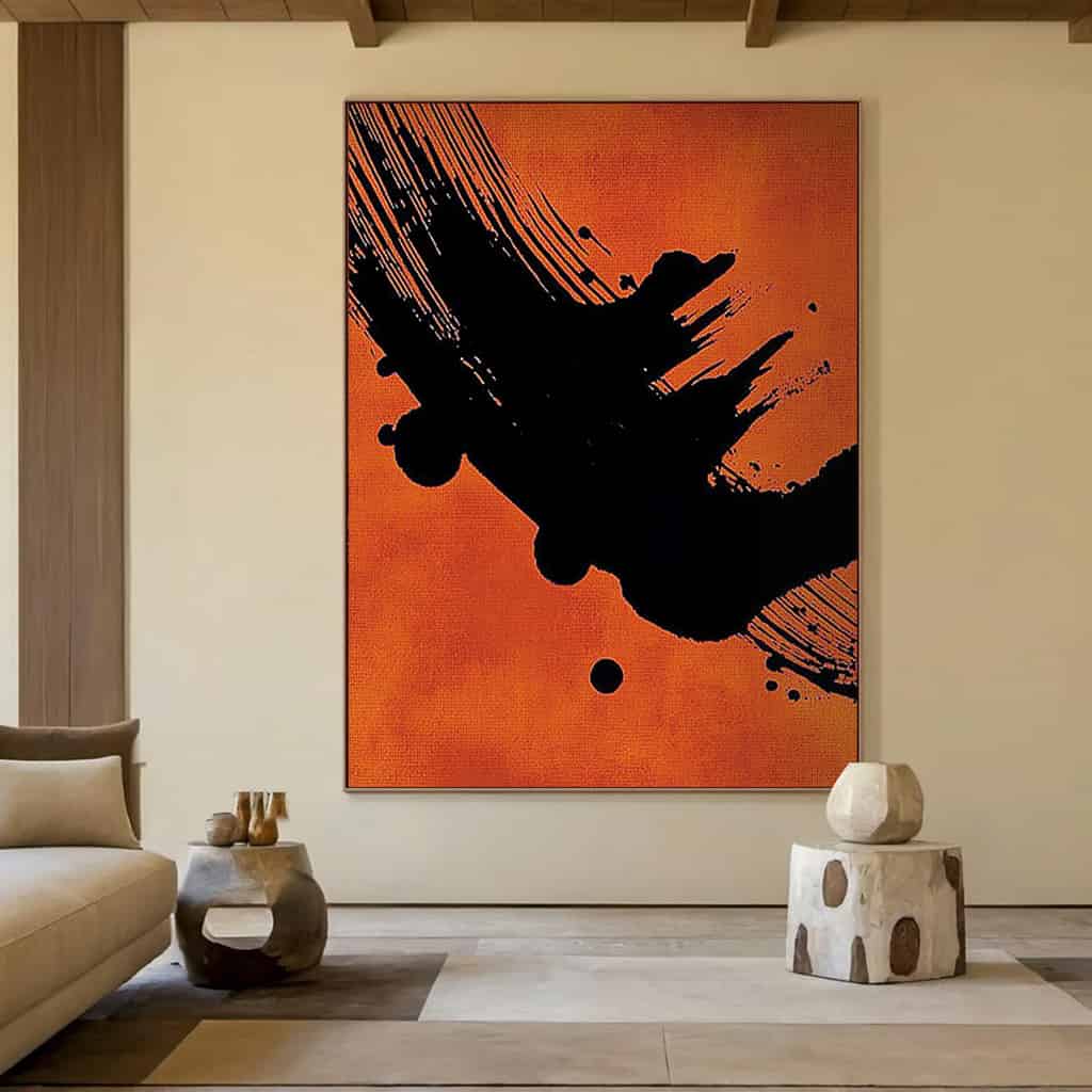 WABI SABI WALL ART "THE DECISIVE STROKE"