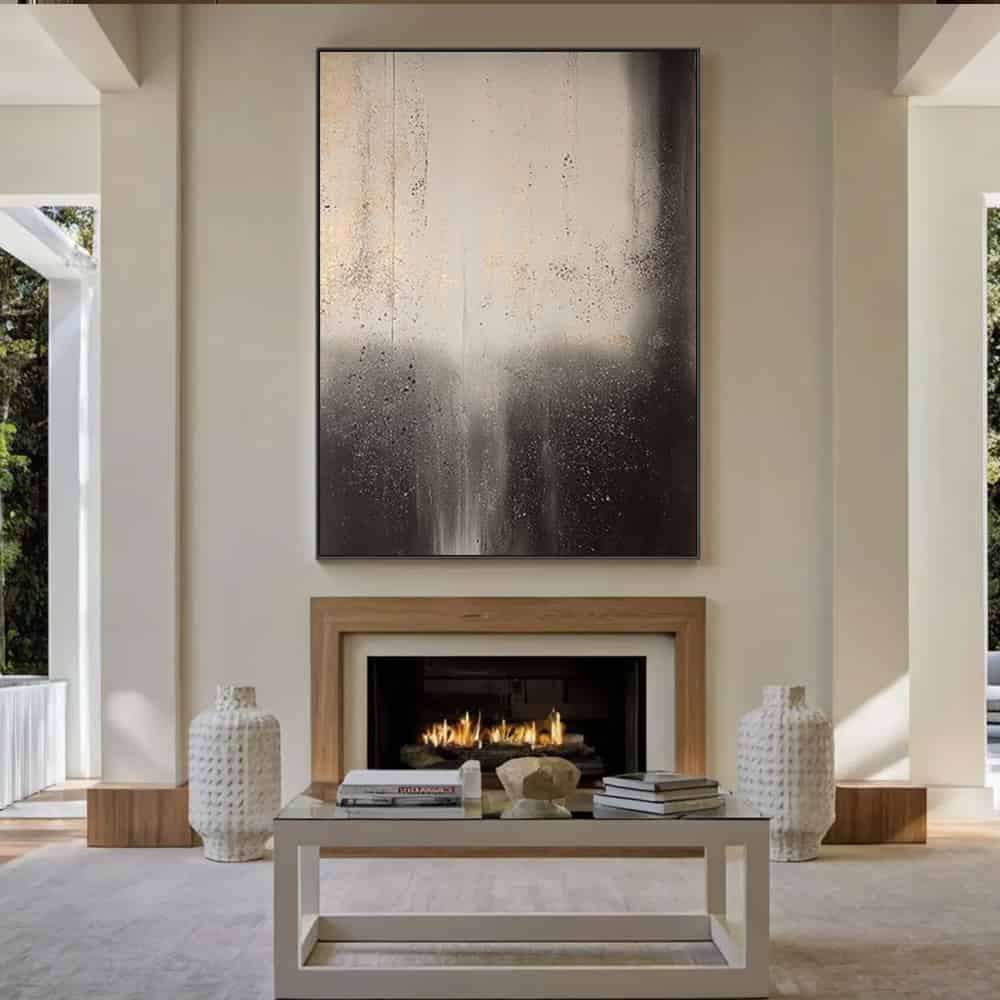 WABI SABI WALL ART "ASHEN VEIL"