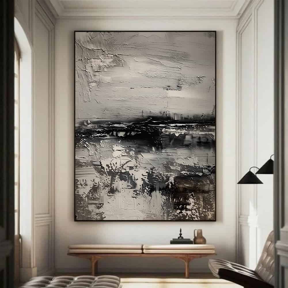 WABI SABI WALL ART "ECHOES OF A FROZEN SEA"
