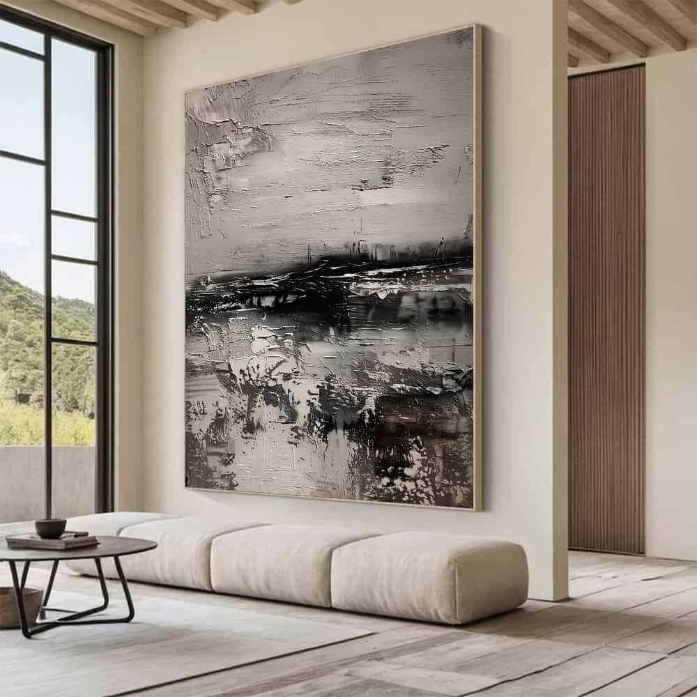 WABI SABI WALL ART "ECHOES OF A FROZEN SEA"