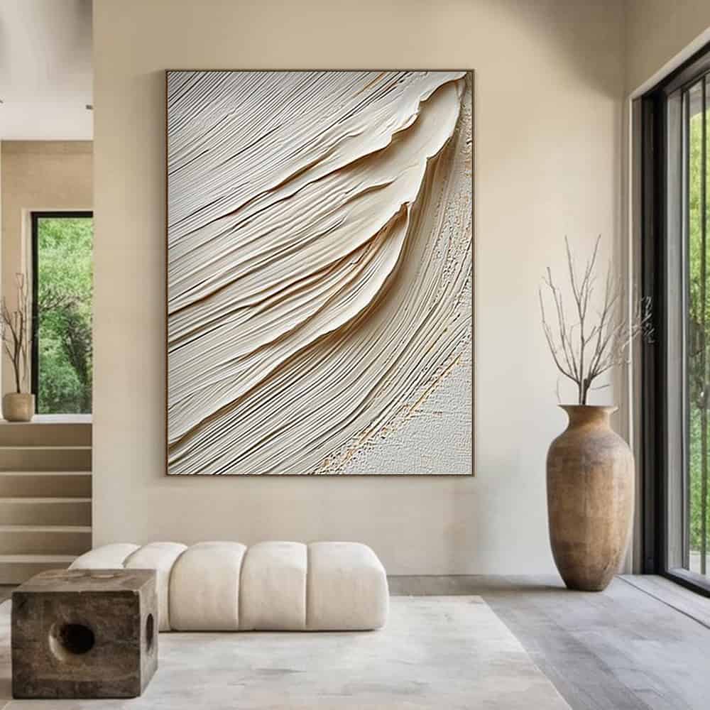 WABI SABI WALL ART "LINEN FOLDS"