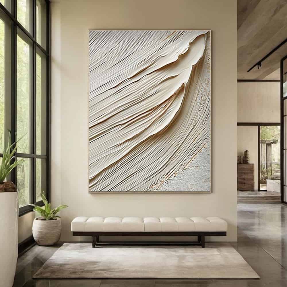 WABI SABI WALL ART "LINEN FOLDS"