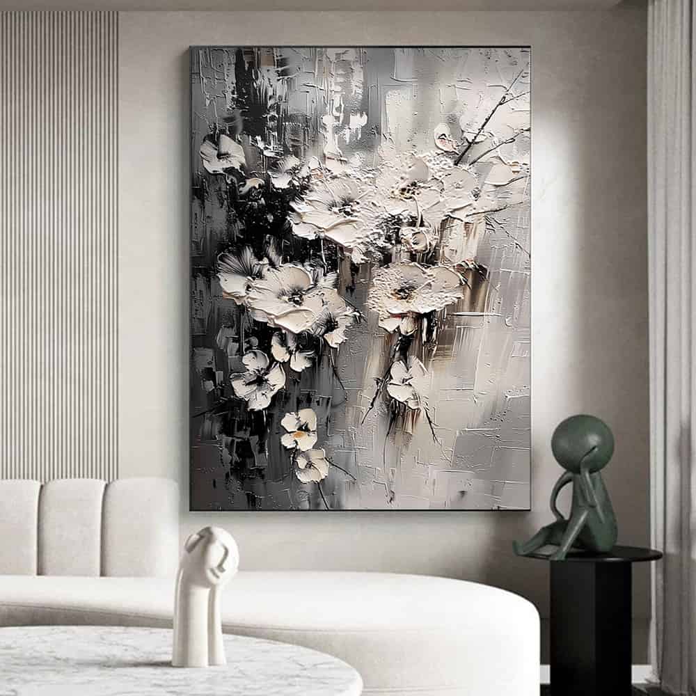 WABI SABI WALL ART "WINTER'S BLOOM"