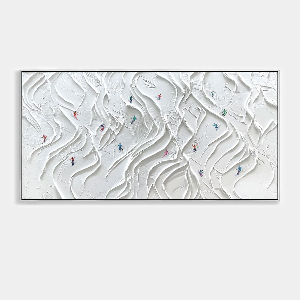 MINIMALIST ART "FROZEN LABYRINTH"