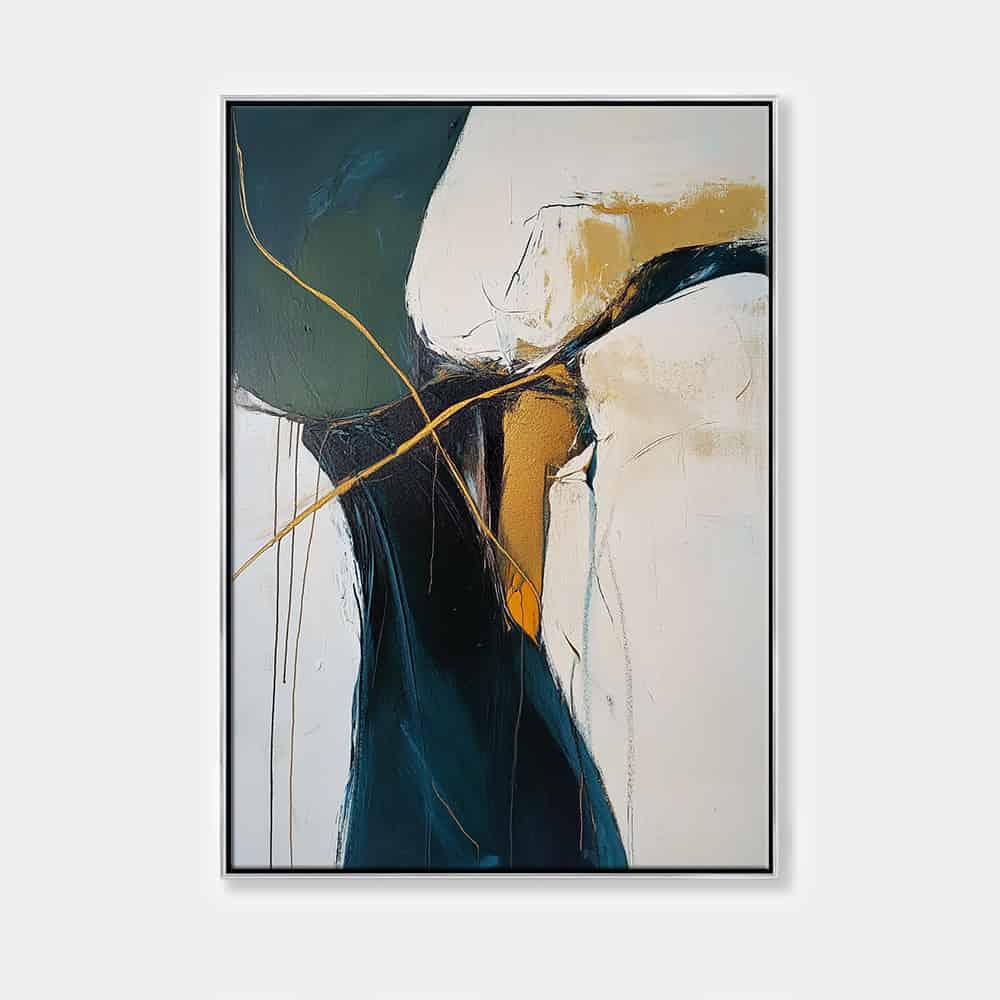 ABSTRACT ART "GOLDEN VEINS"