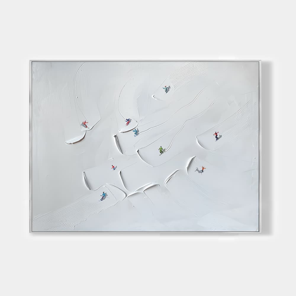 MINIMALIST ART "FRAGMENTED DESCENT"