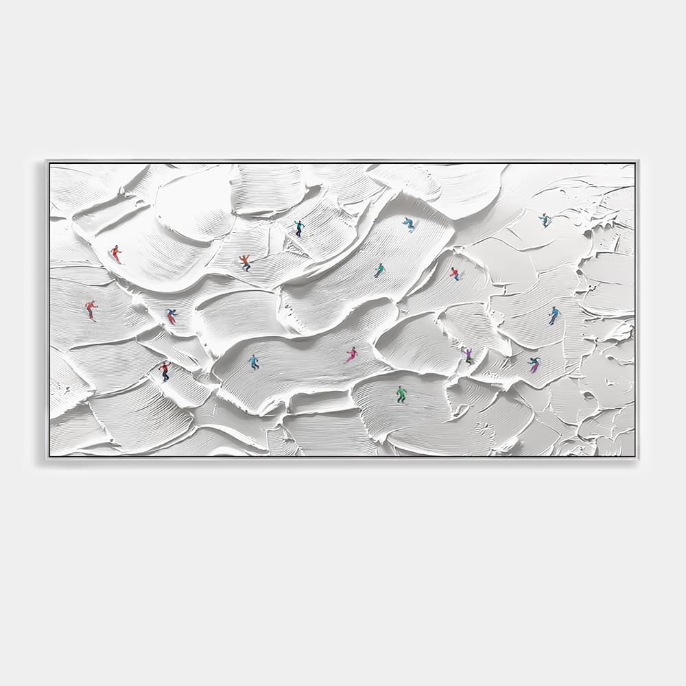 MINIMALIST ART "WAVE FRENZY"