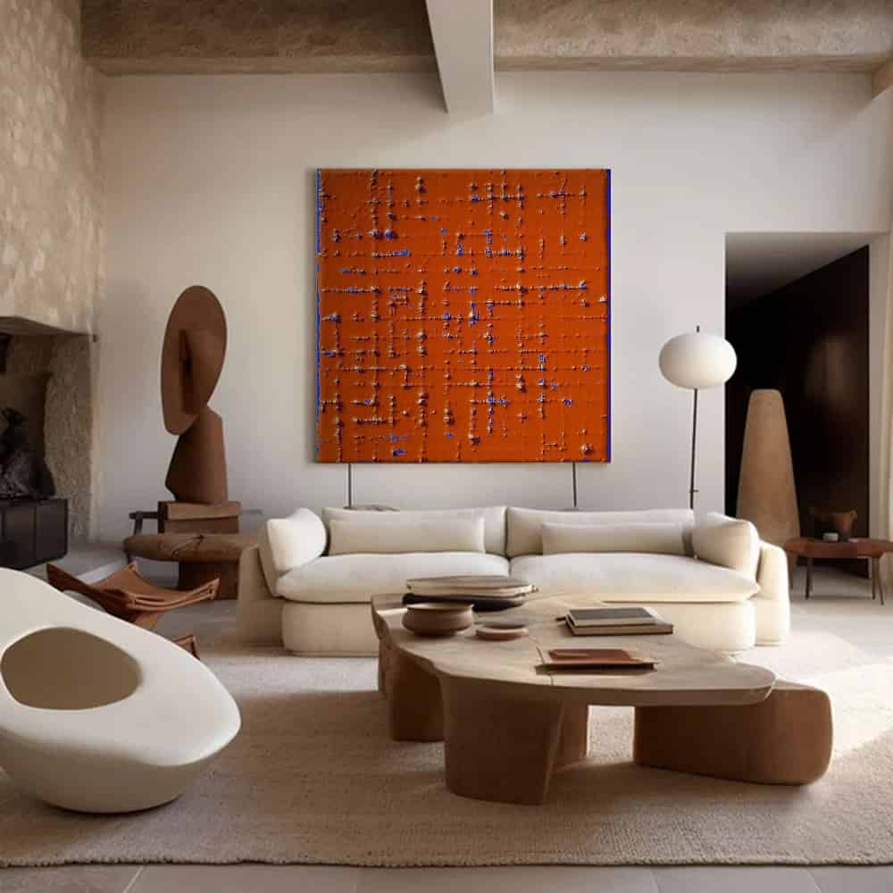 RICH TEXTURED ART "FADING SIGNAL"