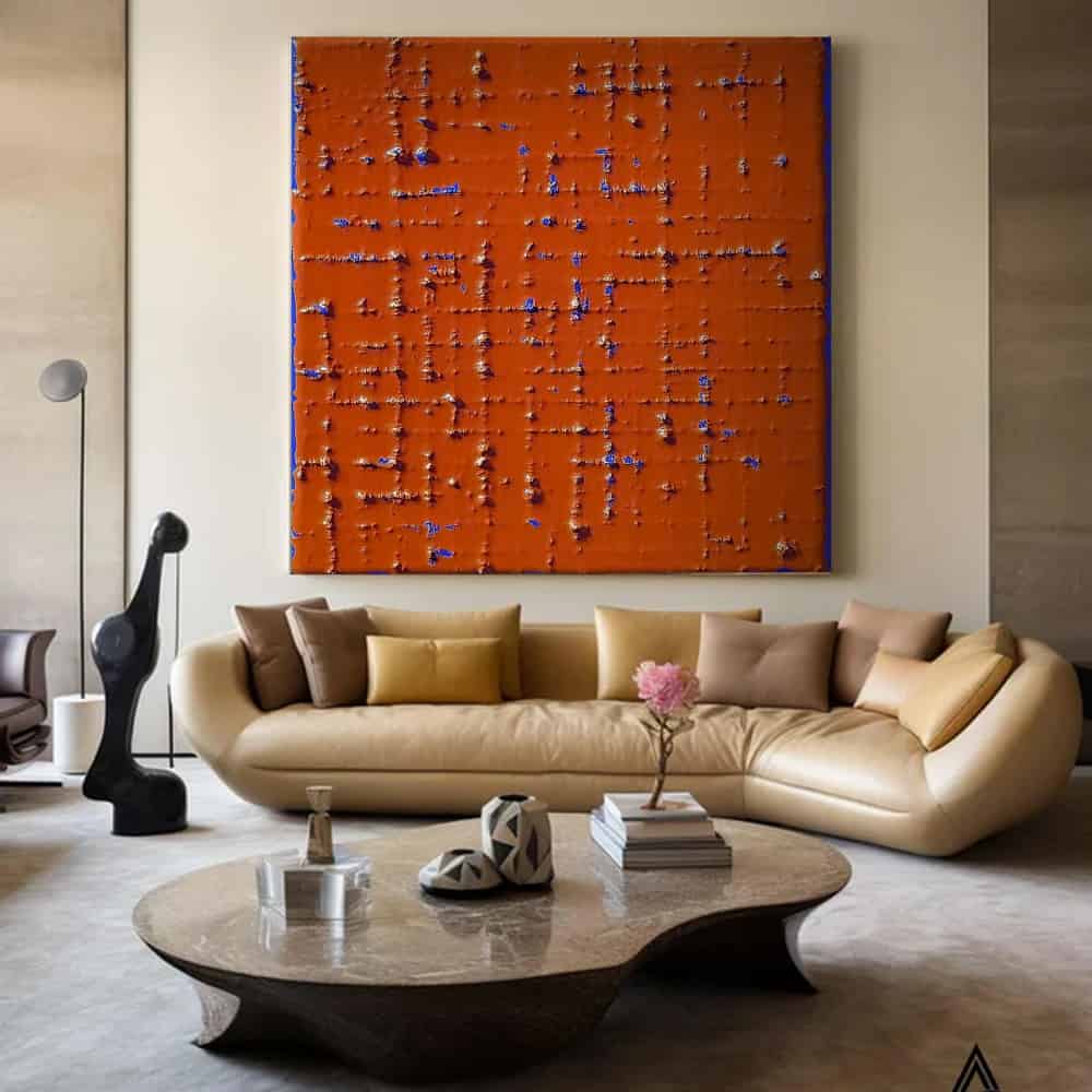 RICH TEXTURED ART "FADING SIGNAL"