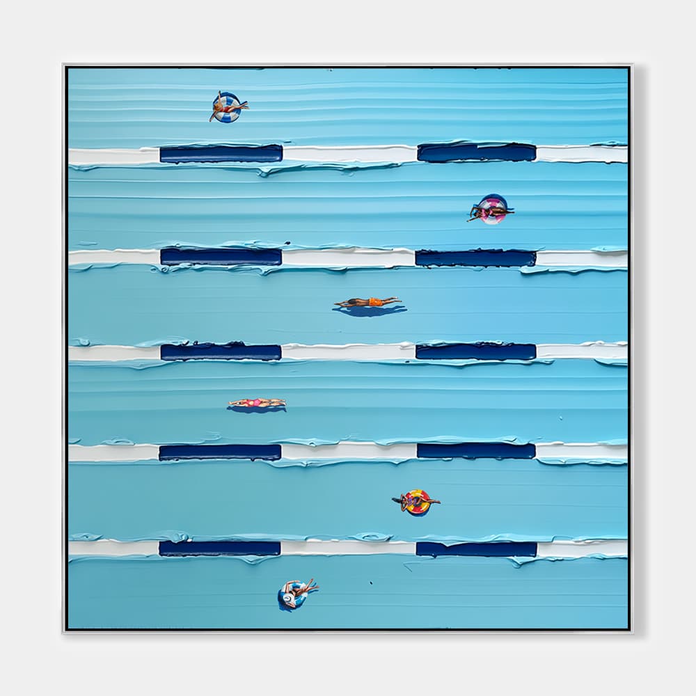 SUMMER BEACH ART "LEISURE LANES"