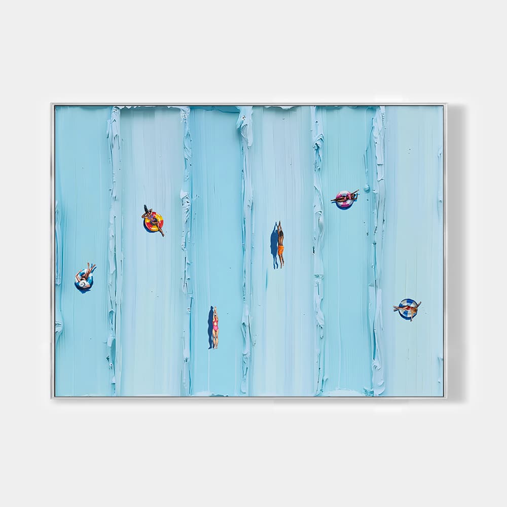 SUMMER BEACH ART "CASCADE LANES"