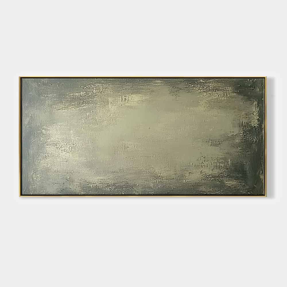 GREEN ABSTRACT ART "SERENE ABYSS"