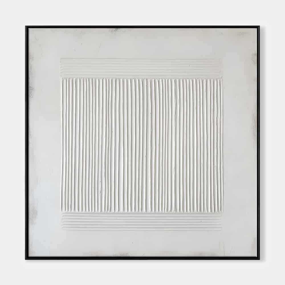 WABI SABI WALL ART "WHITE RHYTHM"