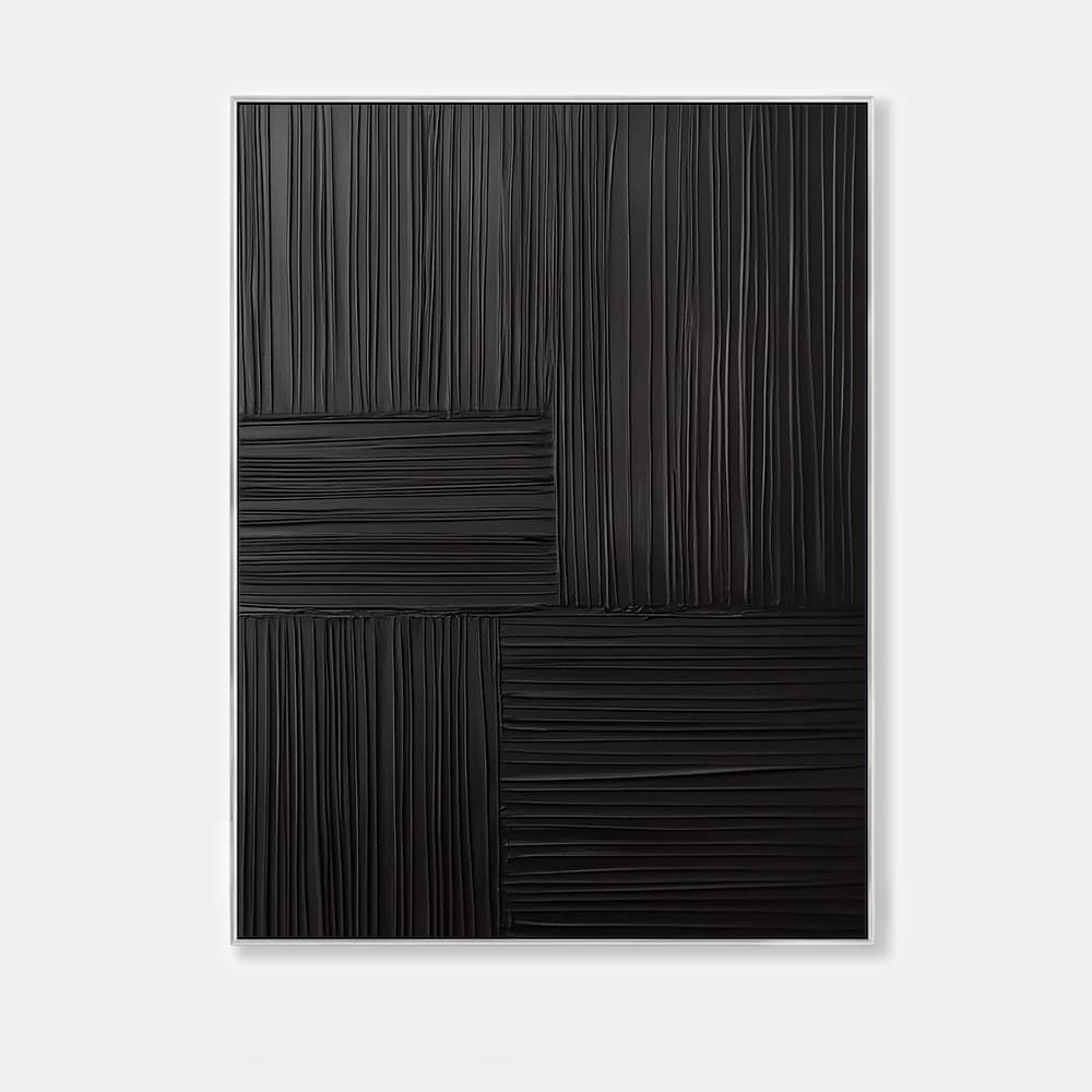 ABSTRACT ART "BLACK SYMPHONY"