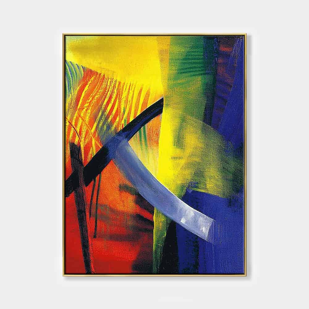 ABSTRACT EXPRESSIONIST PAINTING: "COSMIC DANCE"