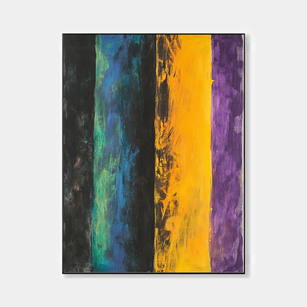 COLOR FIELD PAINTING: "PRIMAL SPECTRUM"